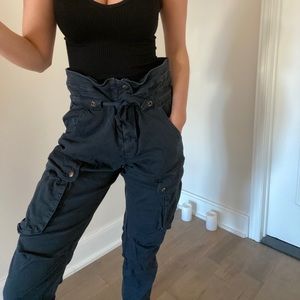 Navy Military Zara Pants